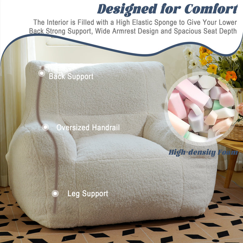 Bean bag with arms and legs hotsell